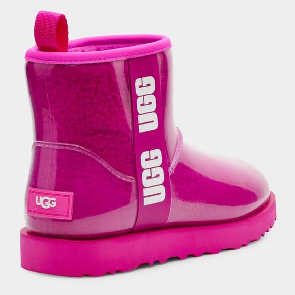 UGG WOMEN’S CLASSIC CLEAR MINI PINk - Picture 2 of 7
